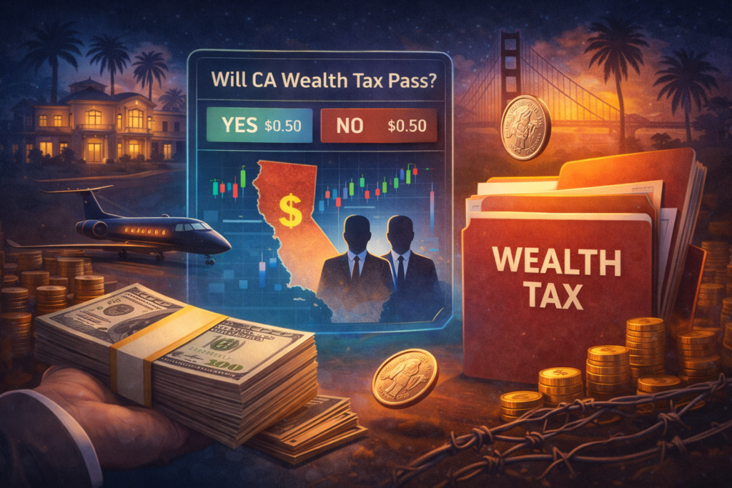 CA wealth tax gamble and odds analysis