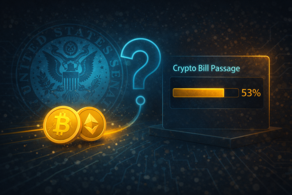 Crypto market structure bill advances as odds shift