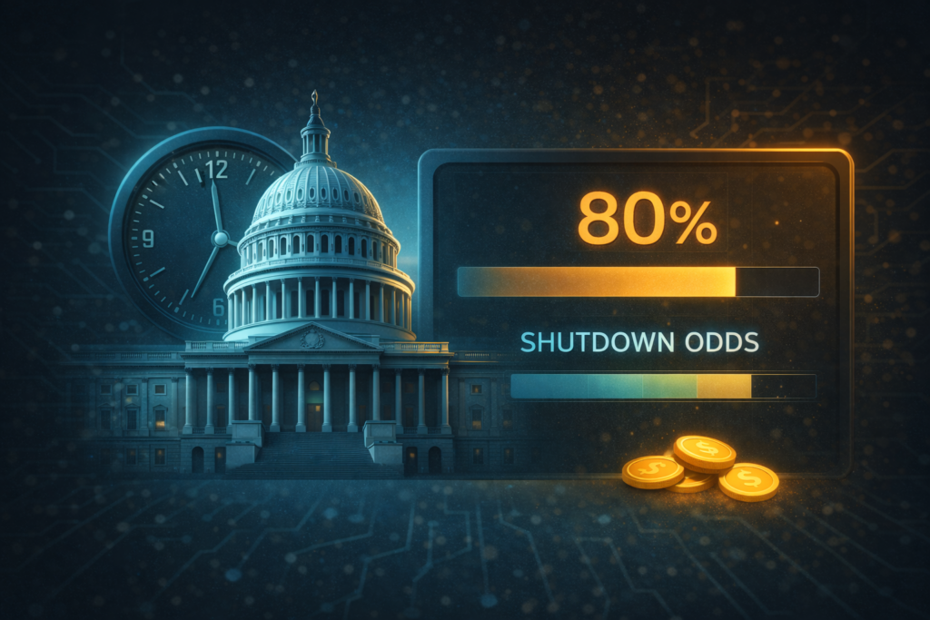 Government shutdown odds rising
