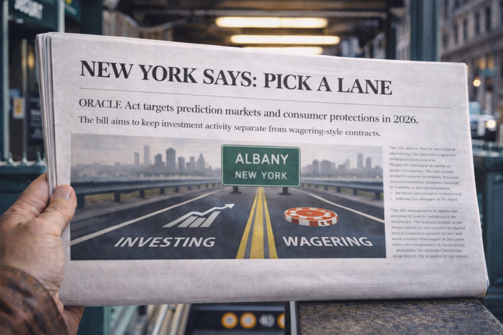 Oracle Act reintroduced to combat prediction markets