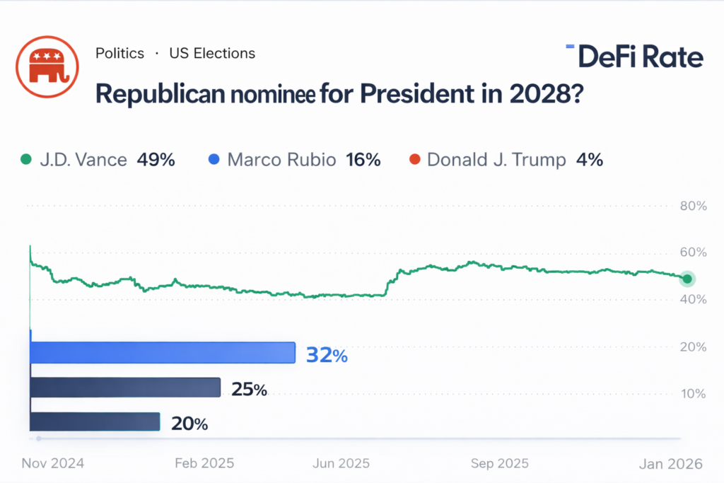 Odds on Republican Nominee odds for president in 2028