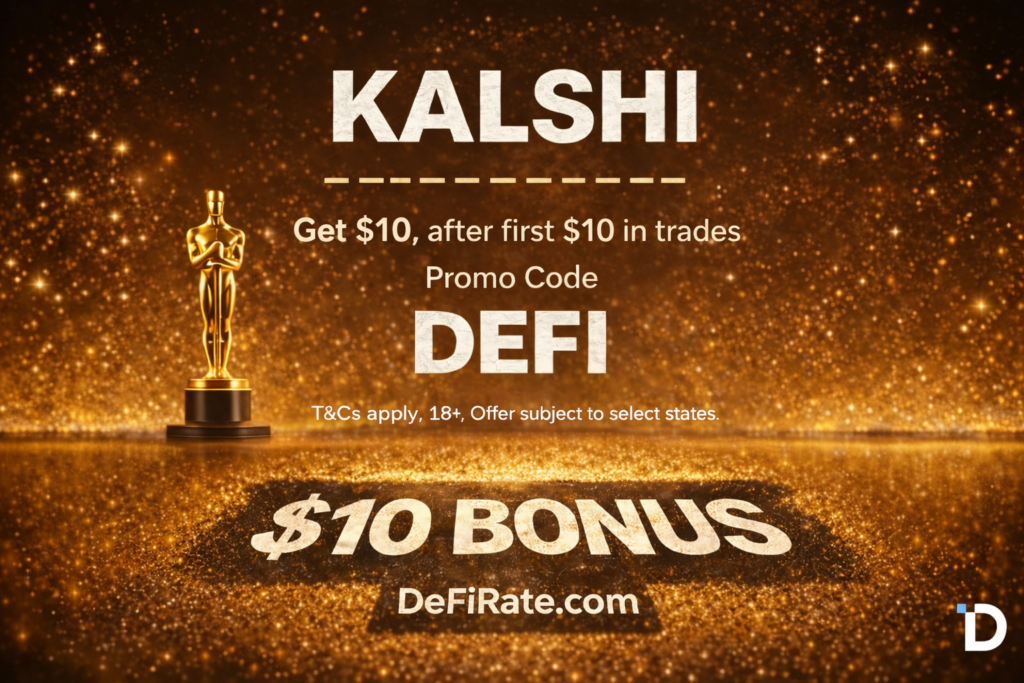 Kalshi Best Actor promo code DEFI
