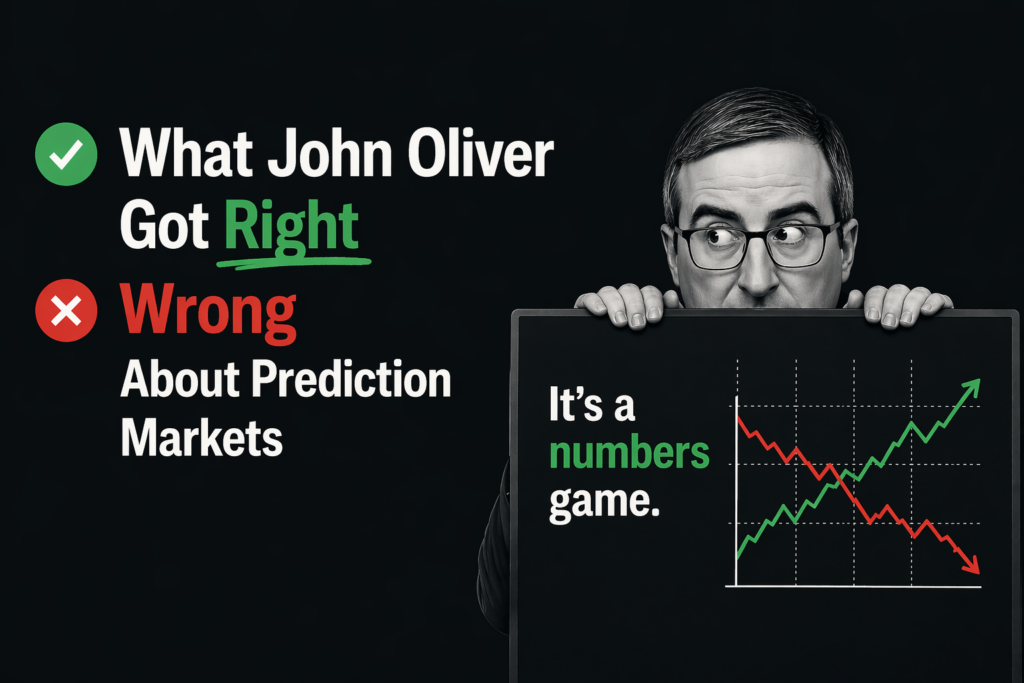 John Oliver Critiques Prediction Markets