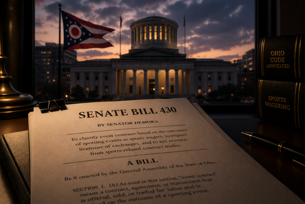 Ohio proposes prediction markets bill