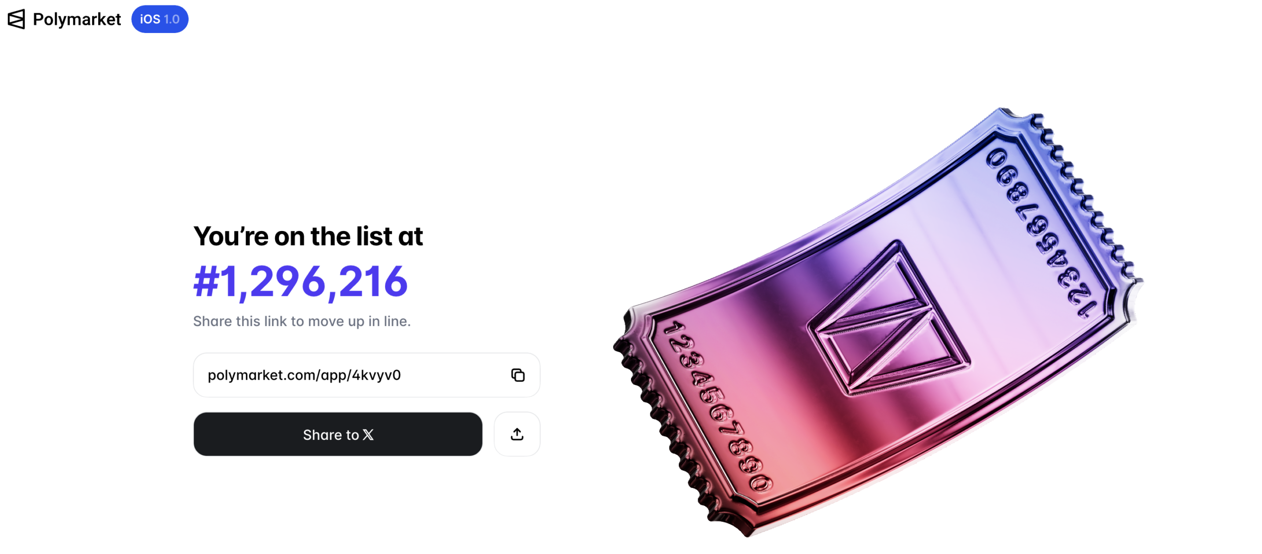 Polymarket Waitlist skip lin