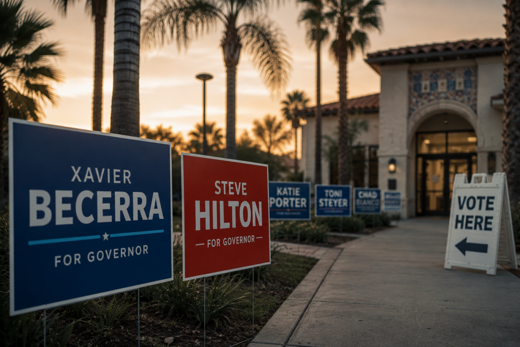 Becerra and Hilton favored in CA governor primary