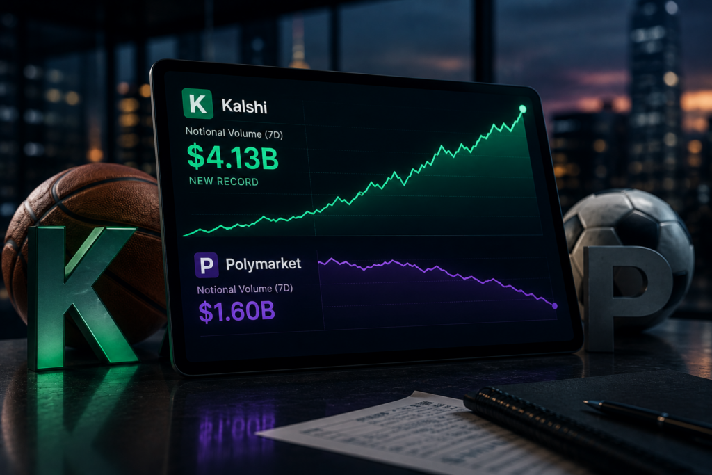 Kalshi posts record weekly volume