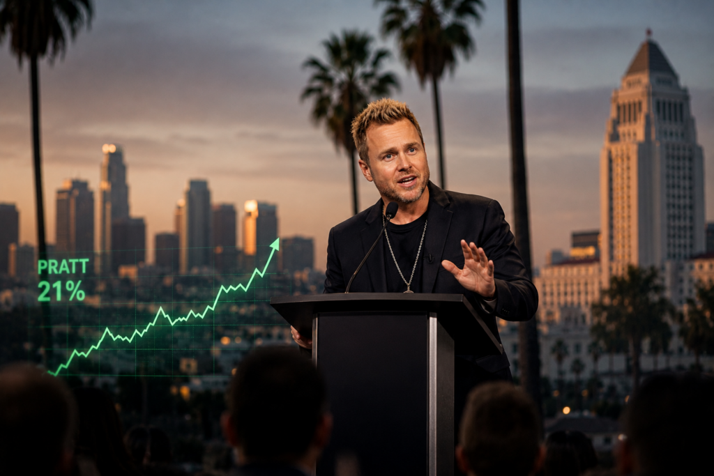 Pratt emerges as celebrity challenger for LA mayor