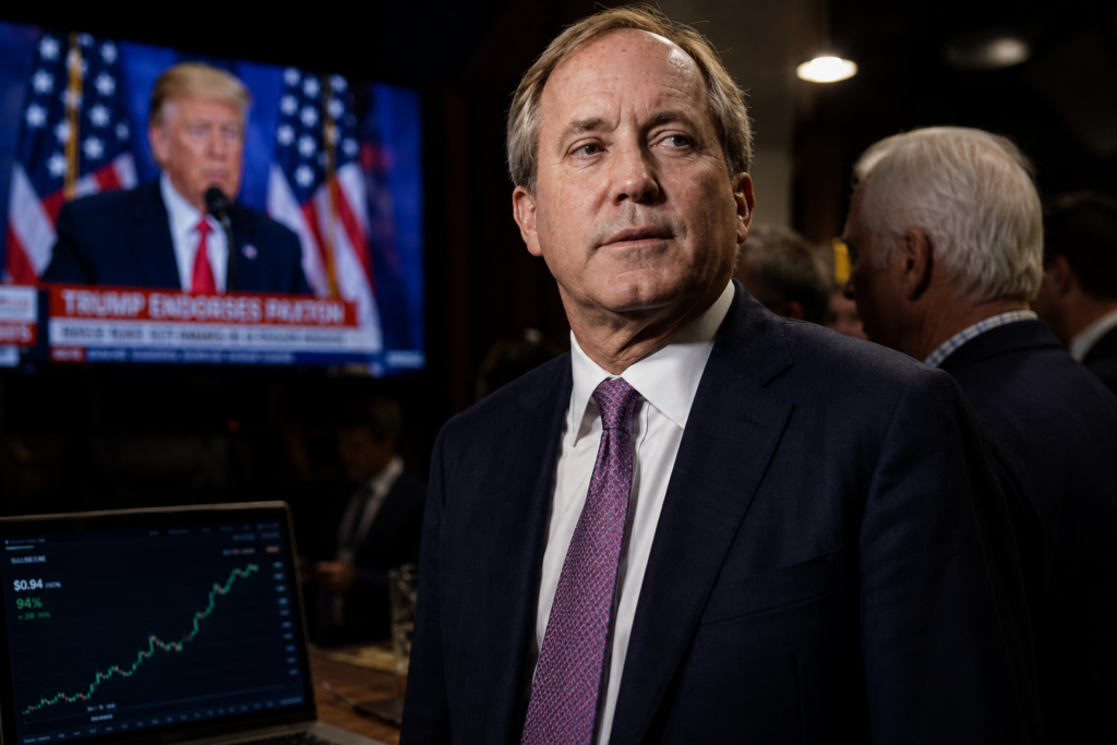 Trump Paxton endorsement sends odds soaring