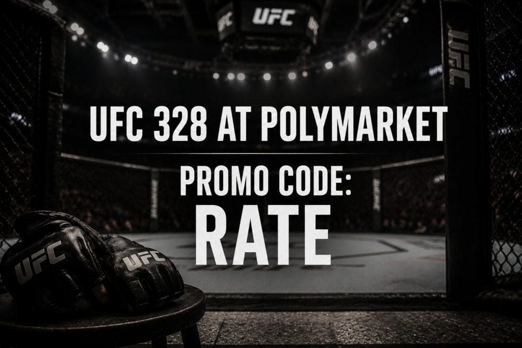 UFC 328 Polymarket Promo Code RATE