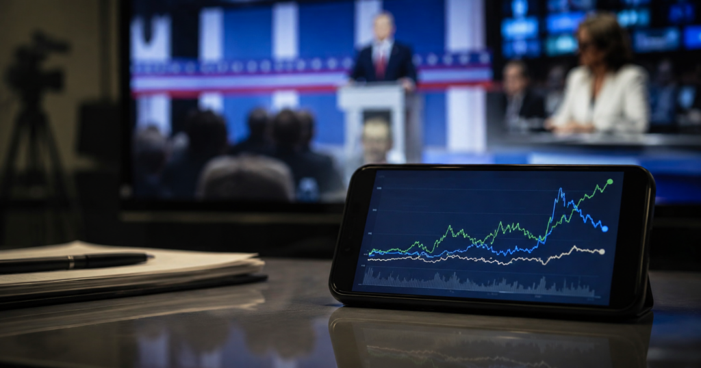 Prediction market odds are increasingly becoming part of political coverage and campaign messaging, raising questions about whether market swings can shape the races they are meant to forecast