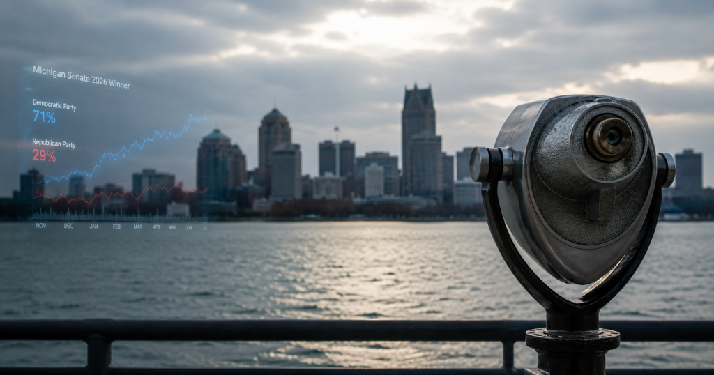 Michigan Democratic Senate primary prediction markets