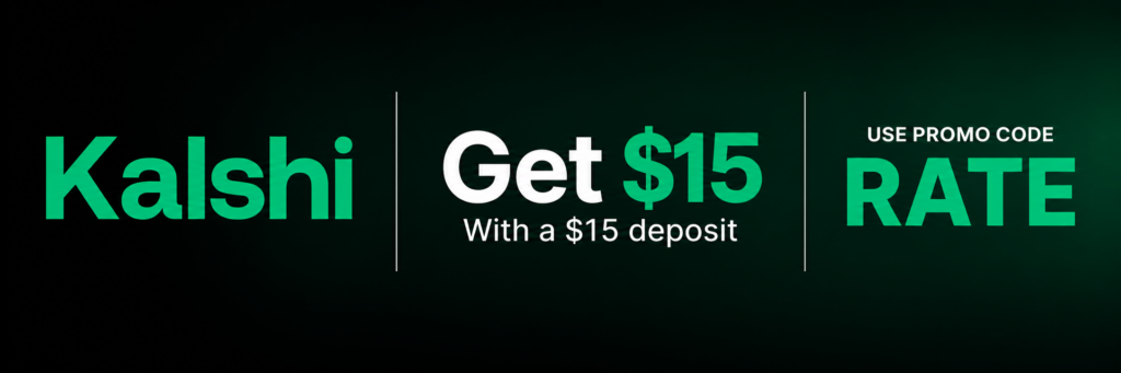 Kalshi Promo Code RATE $15 Bonus