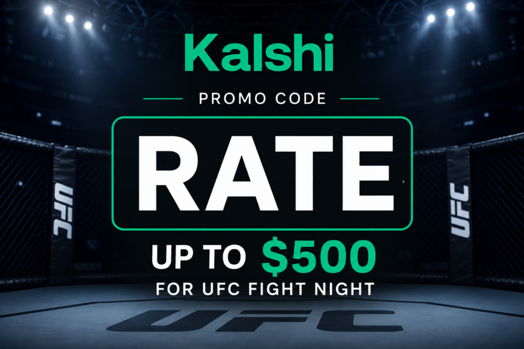 Kalshi promo code UFC Fight night RATE