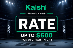 Kalshi promo code UFC Fight night RATE