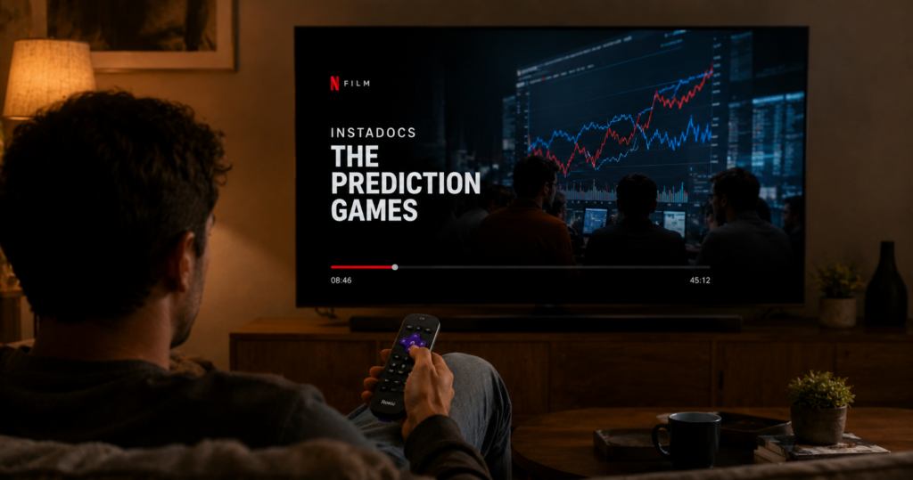 Netflix will premiere Instadocs: The Prediction Games on Sunday, examining the rapid rise of prediction markets through interviews with leaders from Kalshi, Polymarket and the CFTC while exploring the industry's opportunities and risks.