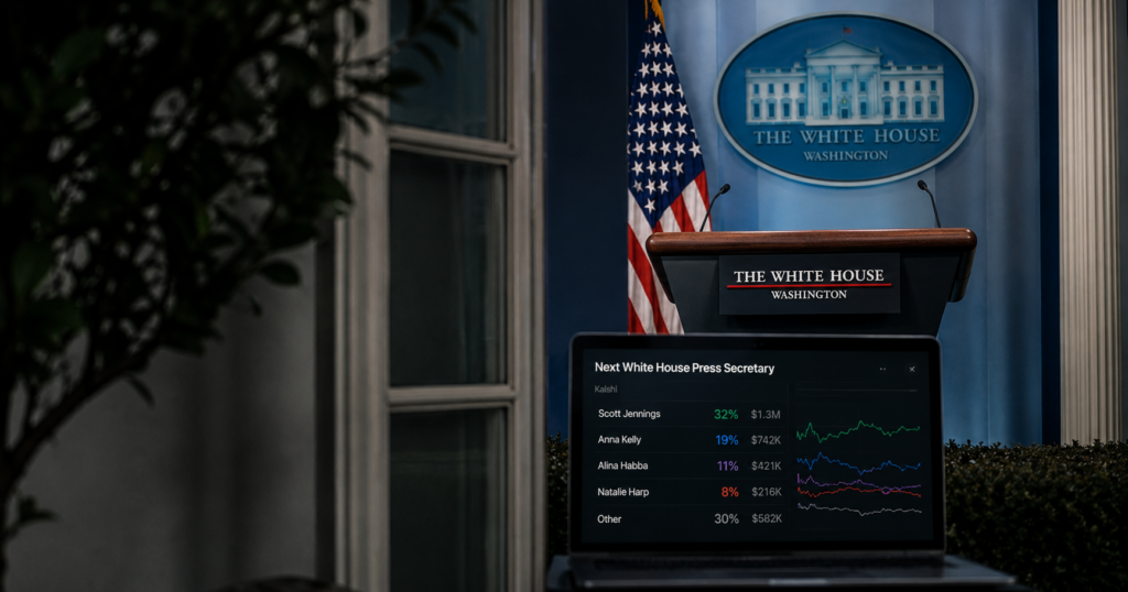 White House press secretary prediction markets