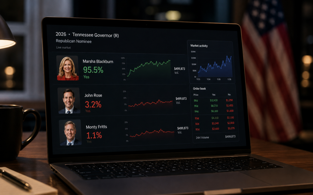 Tennessee Governor Marsha Blackburn prediction markets