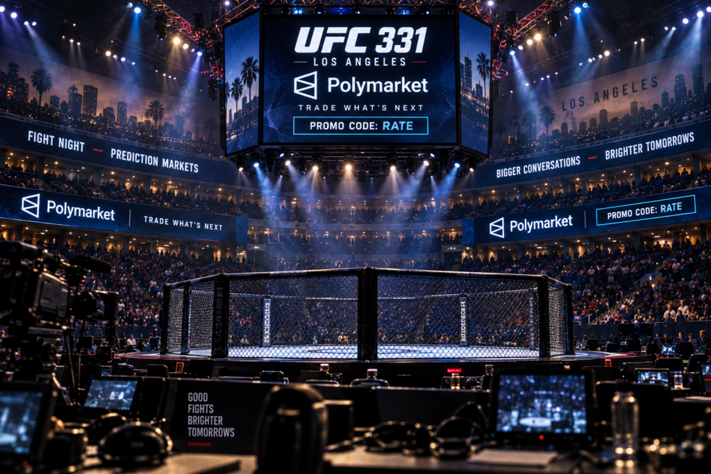 Polymarket promo code RATE for UFC 331