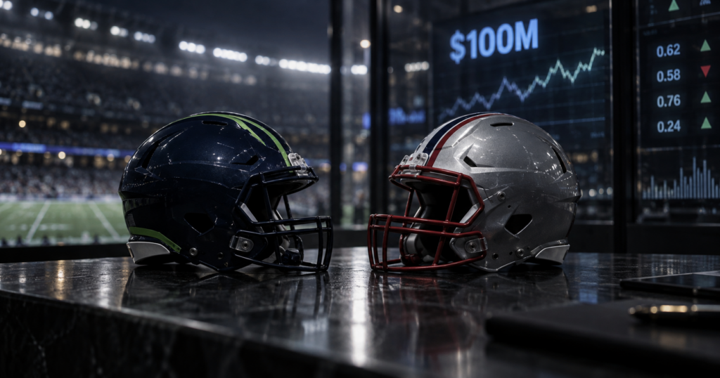 First NFL game breaks record for prediction market rrading